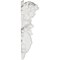 Ekena Millwork 4 1/2"W x 7 1/8"H x 2 3/8"P Classic Angel Onlay, Left ONL05X07X02AN-L - alternate 2